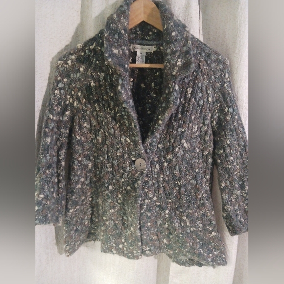 Susan Bristol Sweaters - Susan Bristol Alpaca Wool Mohair sweater cardigan womens medium super soft!